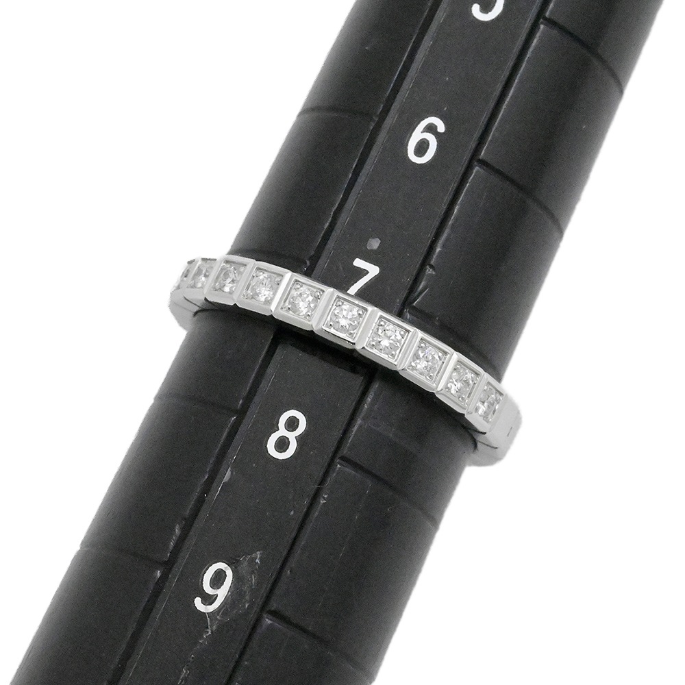 ショパール CHOPARD 750WG ホワイトゴールドアイスキューブ ハーフエタニティリング ダイヤ レディース サイズ7号  2014