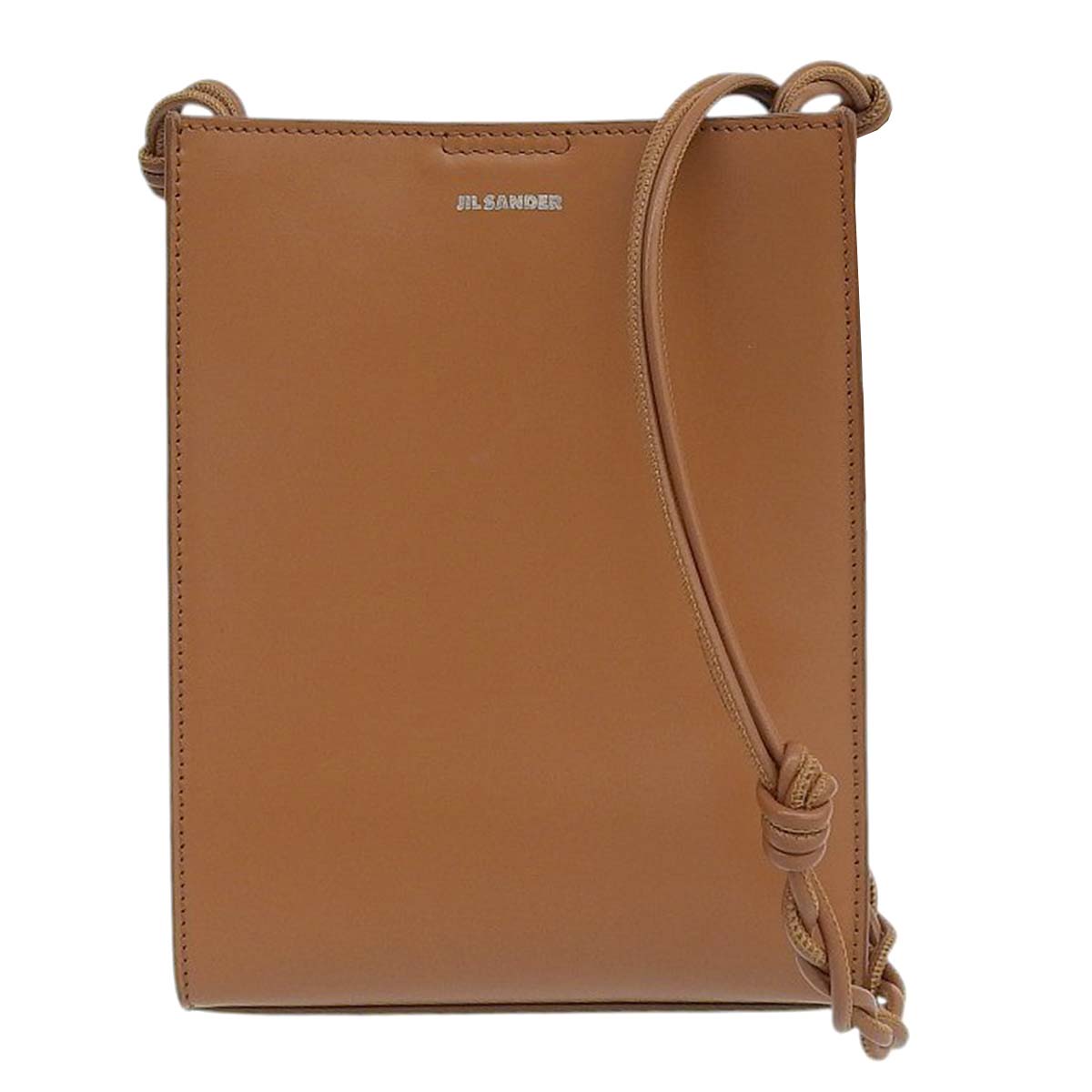 ジルサンダー JIL SANDER タングルスモール ショルダーバッグ 斜め掛け レザー キャメル レディース 4632