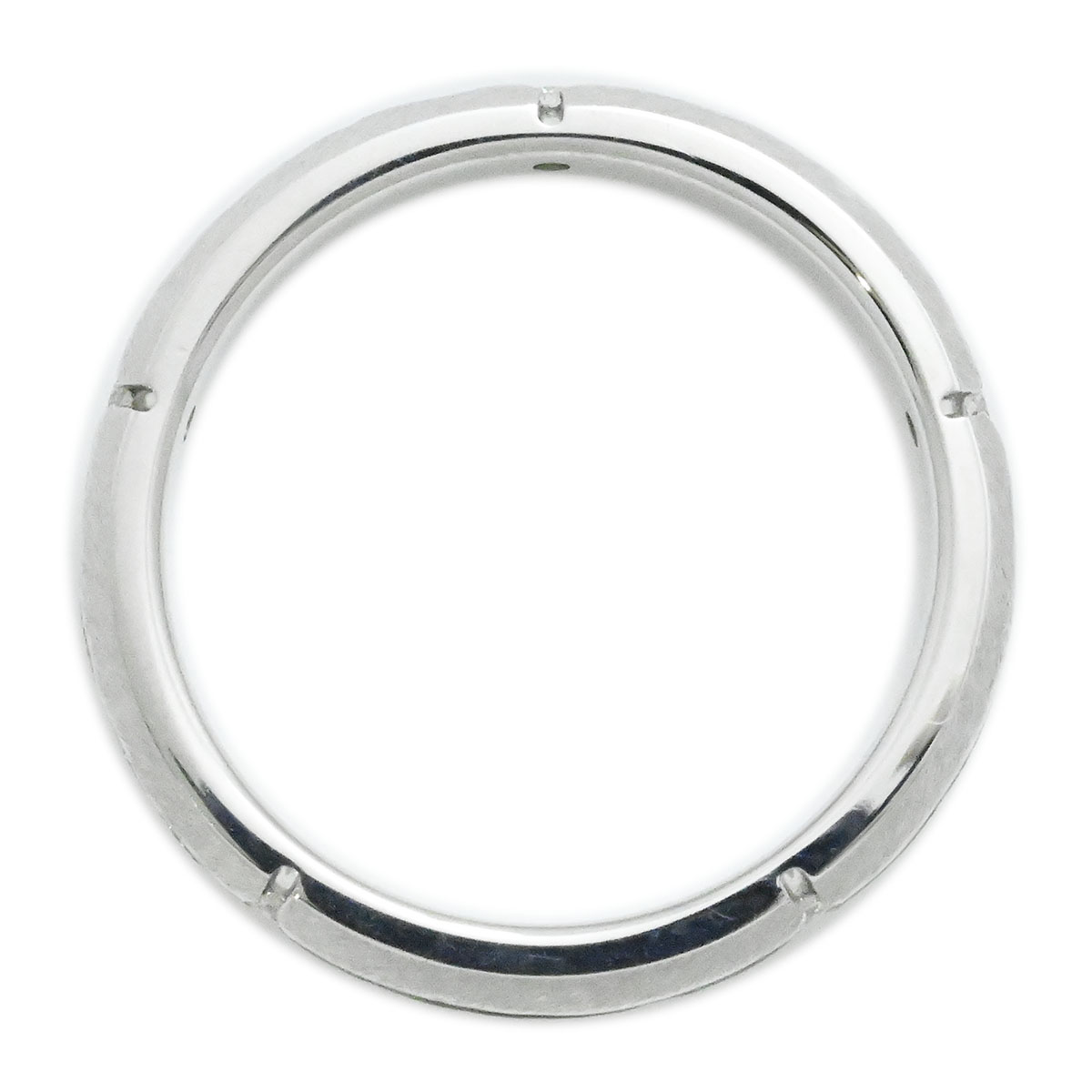 ティファニー TIFFANY & Co. 750WG K18WG ホワイトゴールド ストリーメリカ ダイヤ5P 9号 レディース  3903