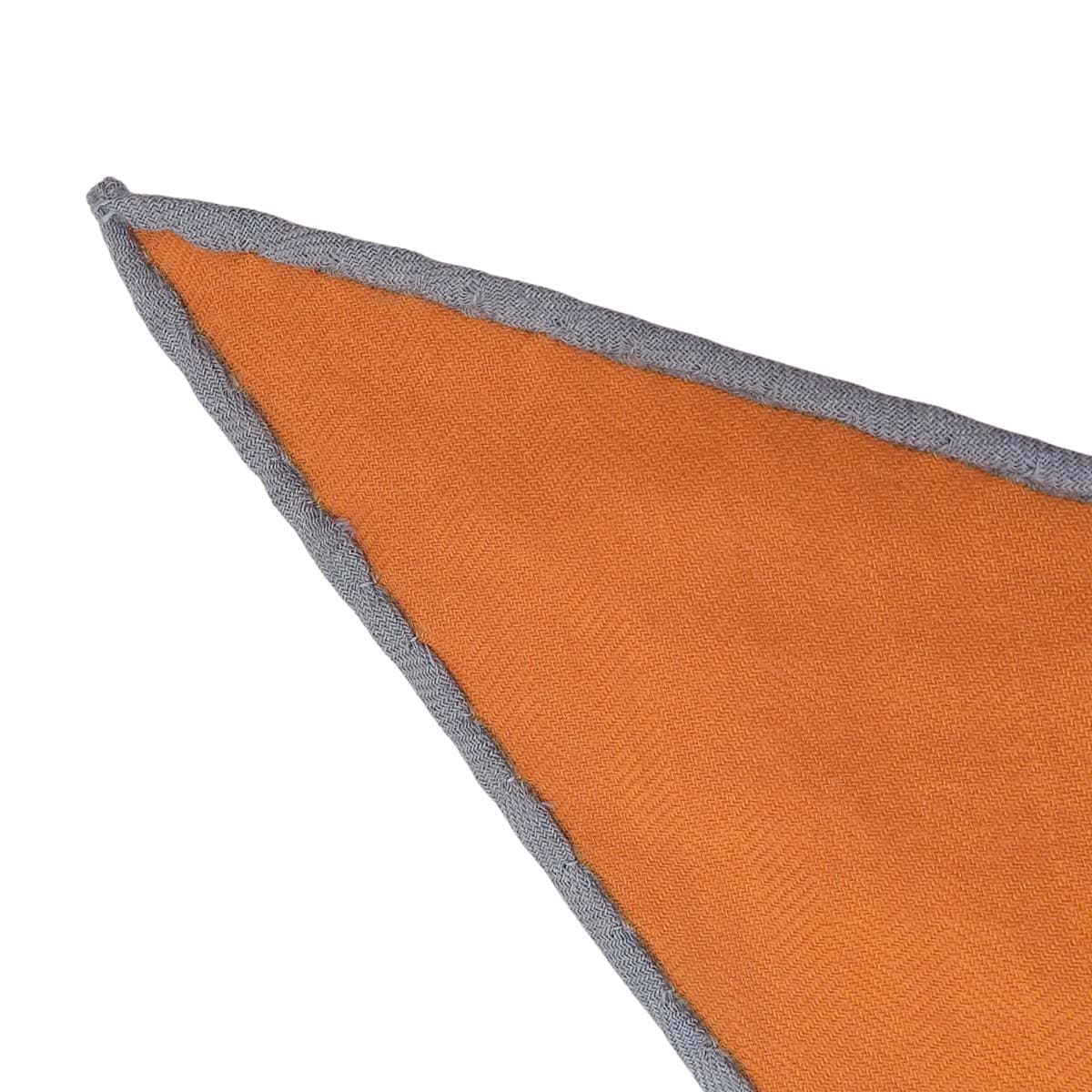 エルメス HERMES ロサンジュ GM スカーフ カシミヤ シルク混 オレンジ グレー レディース 4721