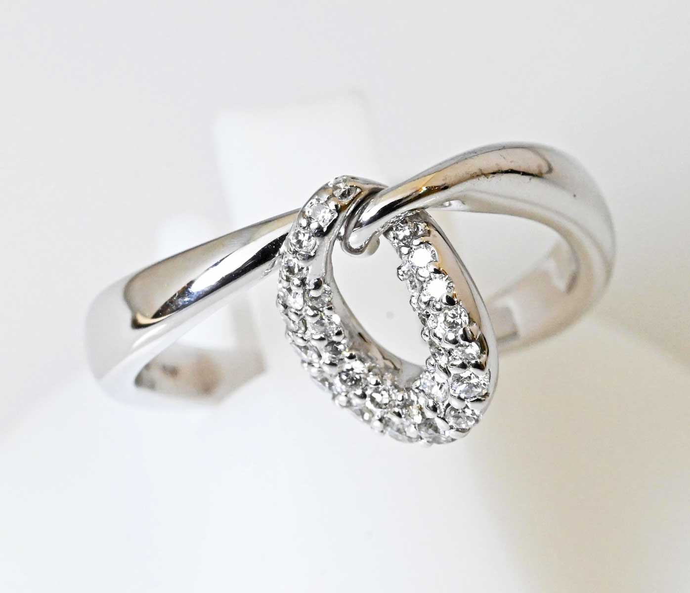 RUGIADA K18WG ダイヤモンドリング ルジアダ RUGIADA K18WG ホワイトゴールド ダイヤリング 13号