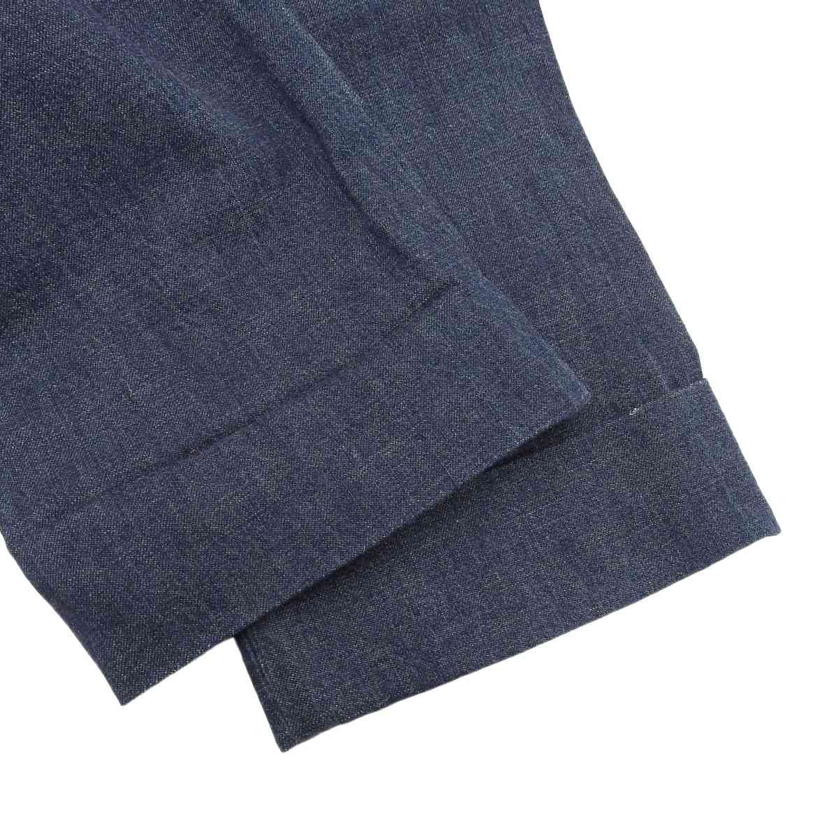 シャネル CHANEL デニムパンツ コットン100% インディゴ 38 レディース