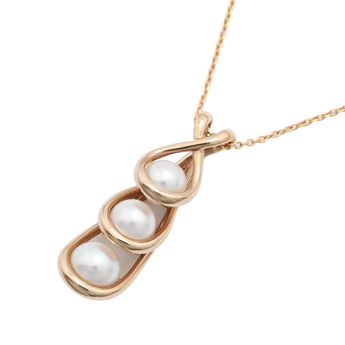 タサキ TASAKI K18SG サクラゴールド パール ネックレス