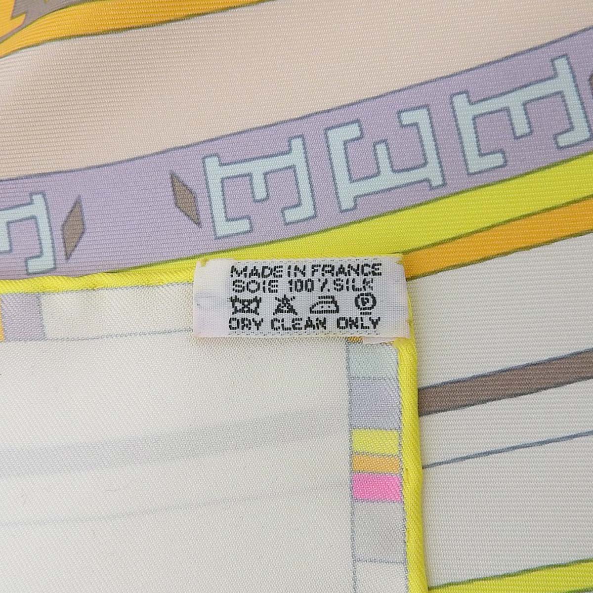 エルメス HERMES カレ90 フランスパリス24Fbg FRANCE PARIS 24Fbg スカーフ シルク ホワイト マルチカラー レディース  4530