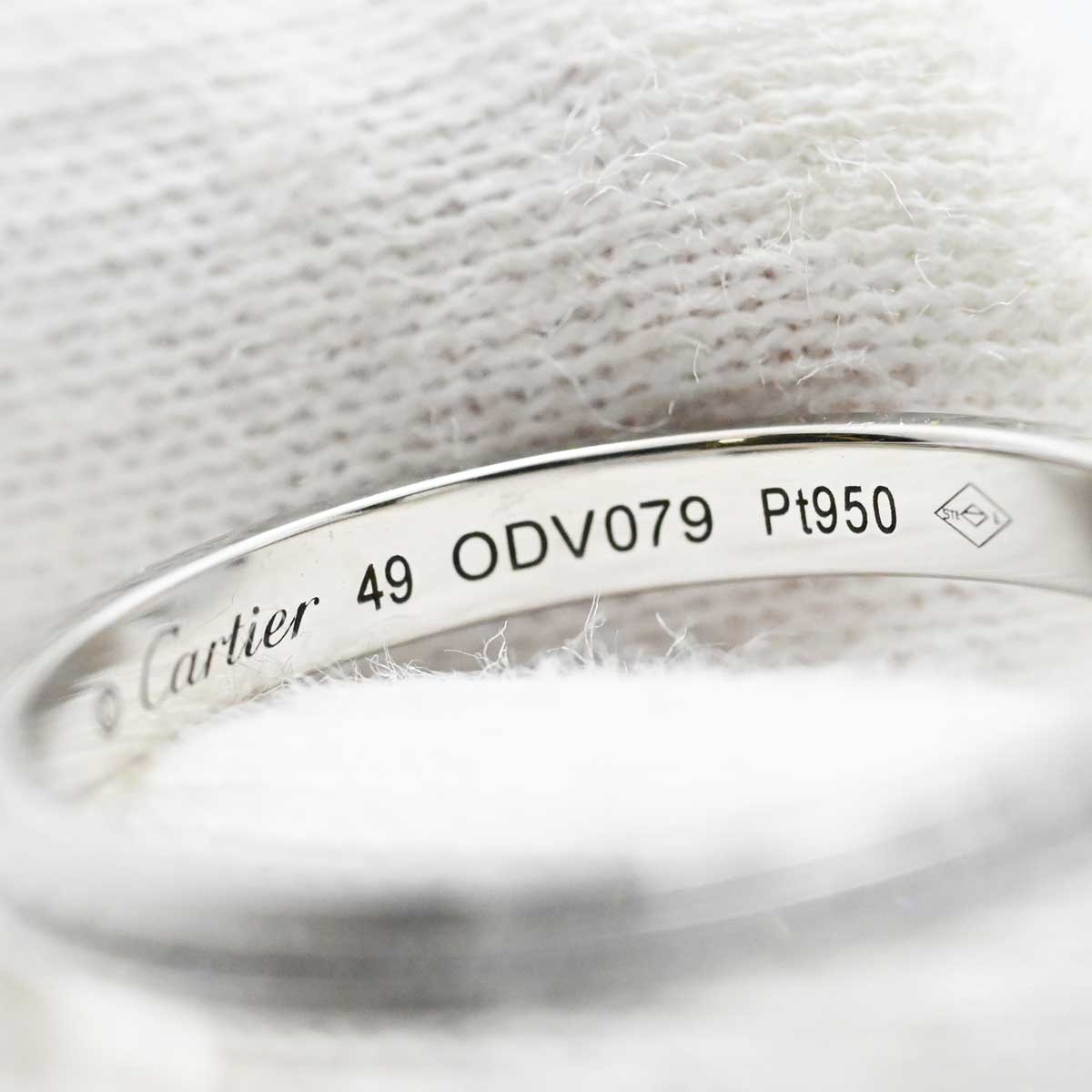カルティエ CARTIER PT950 プラチナ ダムールウエディング
