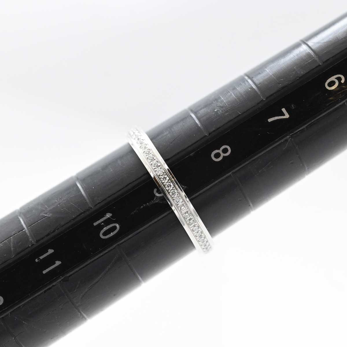 カルティエ CARTIER PT950 プラチナ ダムールウエディング フルダイヤエタニティリング サイズ49 レディース  3487