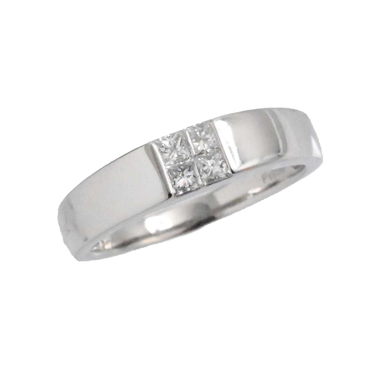 ヴァンドーム VENDOME PT950 プラチナ ダイヤ0.20ct リング 9号 レディース  3600