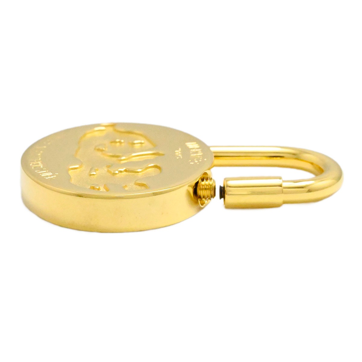 エルメス HERMES カデナ 2003限定 地中海 チャーム キーホルダー バックチャーム ゴールド レディース メンズ  3896