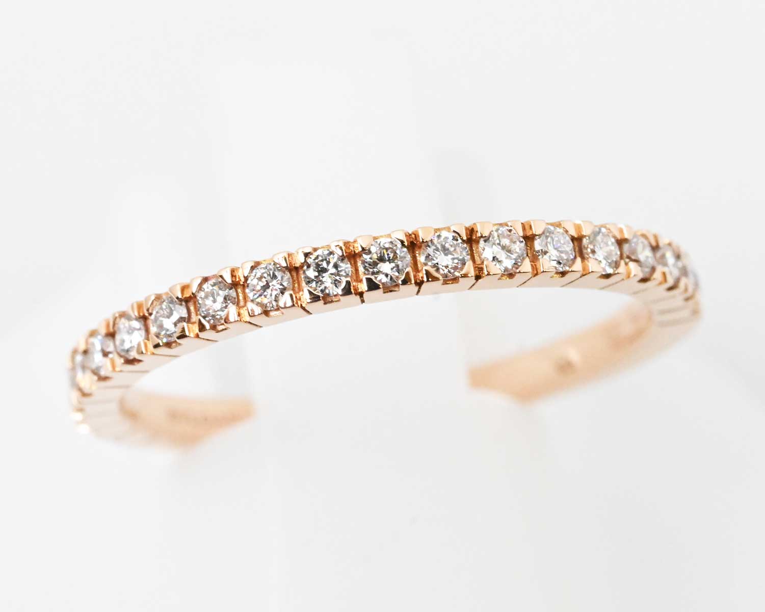 ブルガリ BVLGARI 750PG ピンクゴールド ダイヤ ドゥミトゥール
