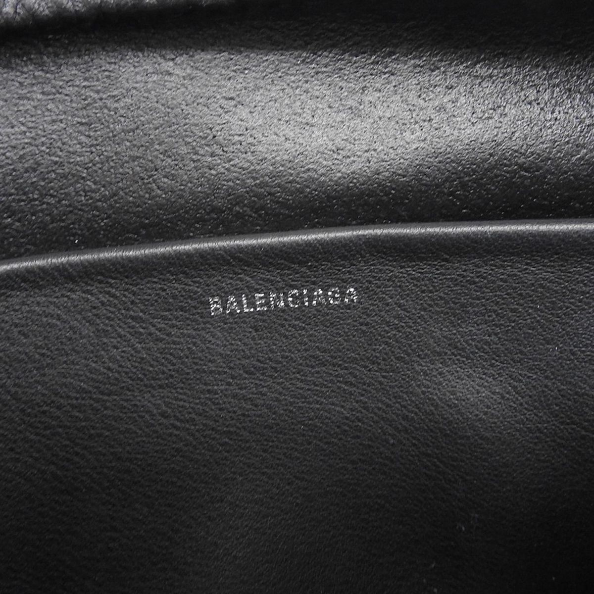 バレンシアガ BALENCIAGA カメラバッグ ショルダーバッグ レザー ブラック レディース メンズ 4143