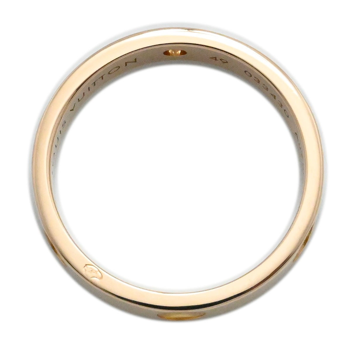 ルイヴィトン LOUIS VUITTON 750PG K18PG ピンクゴールド アリアンスアンプラントリング ダイヤ0.02ct 指輪 サイズ49 レディース  3861