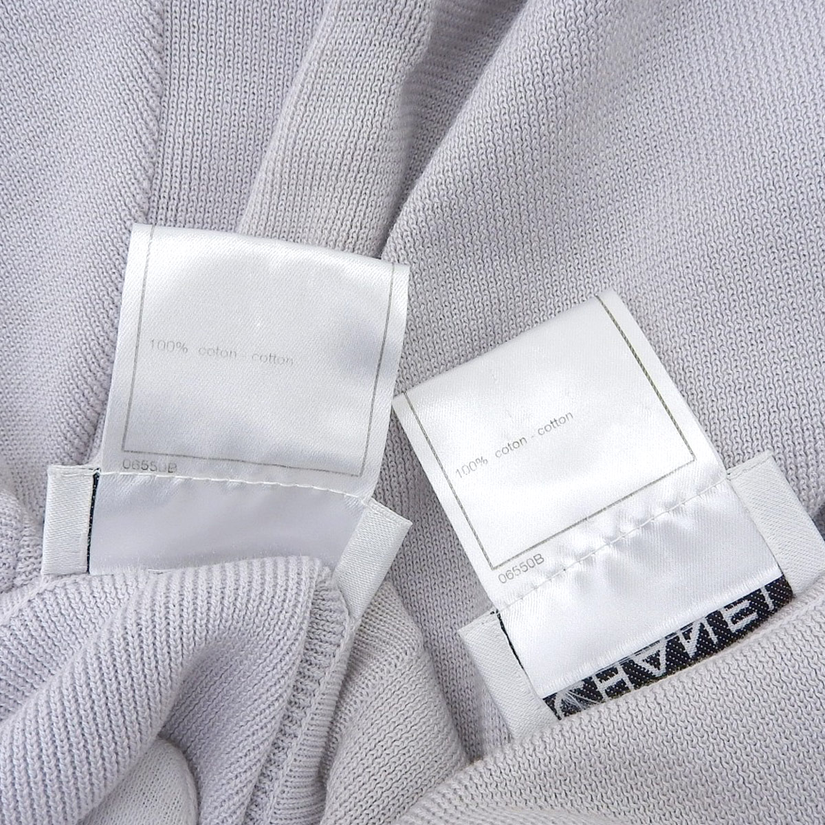シャネル CHANEL ココマーク アンサンブル コットン ライトグレー 40  レディース 98C 4211