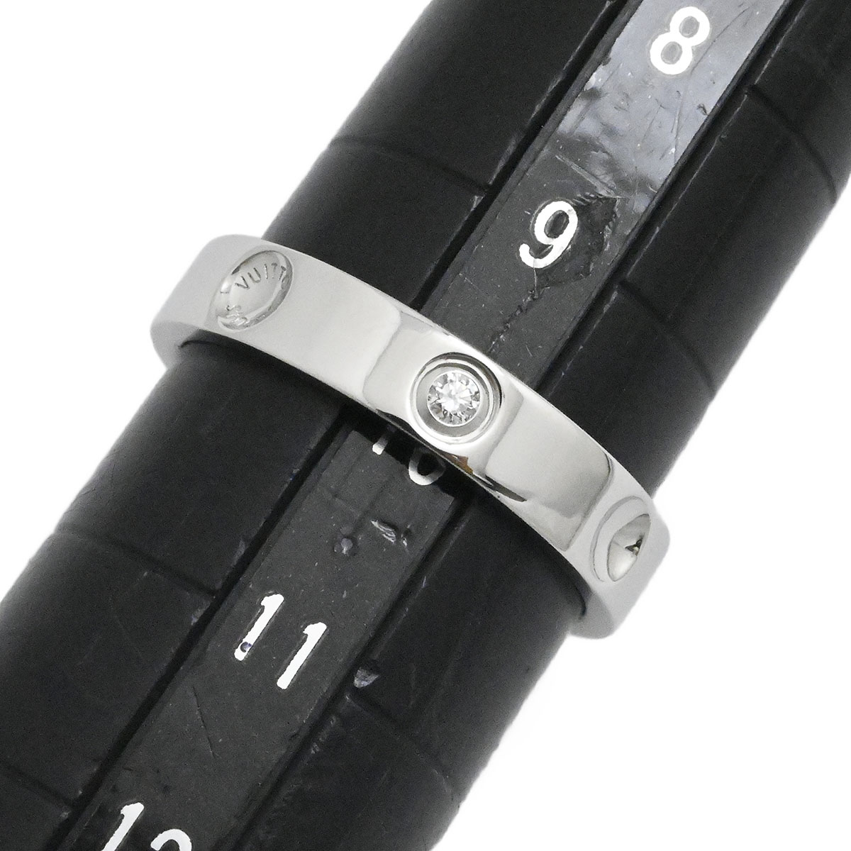 ルイヴィトン LOUIS VUITTON Pt950 プラチナ アリアンスアンプラントリング ダイヤ0.02ct Q9F00D サイズ50 レディース  3862