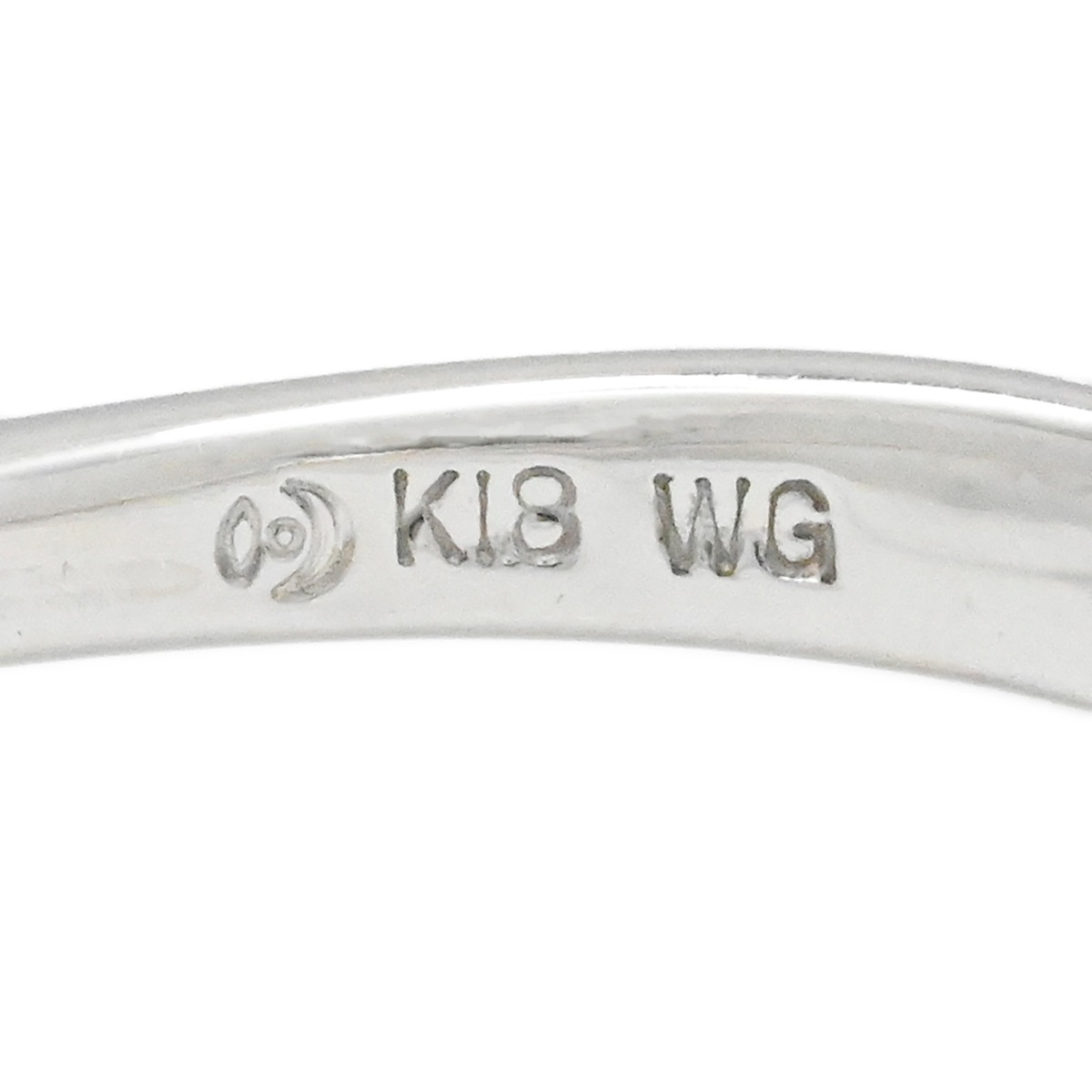 タサキ TASAKI K18WG ホワイトゴールド ダイヤ0.03ct ガーネット ムーンストーン ローズクォーツ ダイヤモンド2P レディース サイズ12  2019