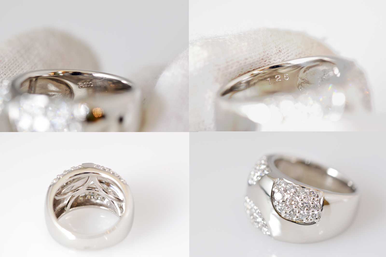 ジュエリー ノンブランド PT900 プラチナ ダイヤ1.25ct リング 13号 レディース ノンブランドジュエリー 6322