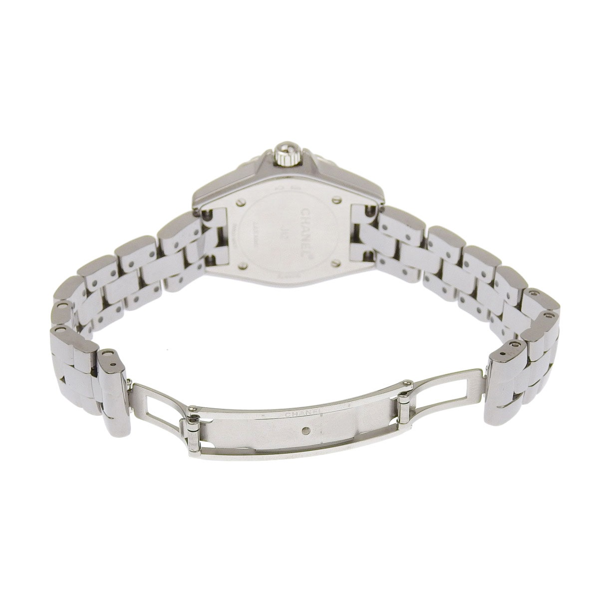 シャネル CHANEL J12 ダイヤモンド 8P 腕時計 クォーツ クロマティック レディース H3401 8647