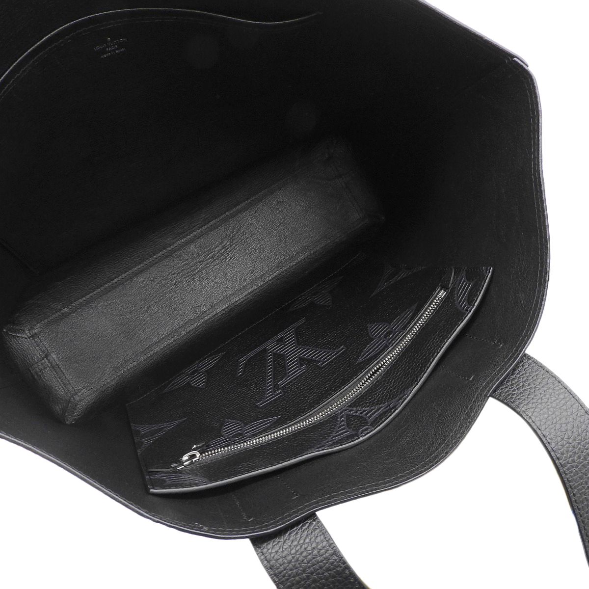 ルイヴィトン LOUIS VUITTON カバヴォヤージュ モノグラムジャイアントシャドー トートバッグ トリヨンレザー ノワール レディース メンズ M57290 4099