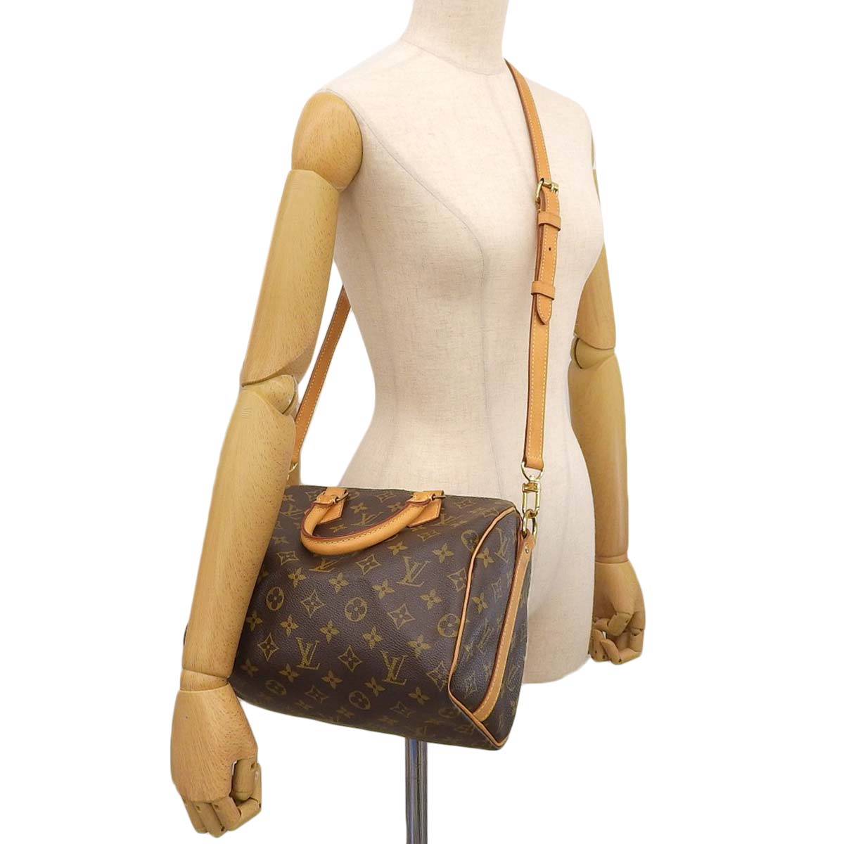 ルイヴィトン LOUIS VUITTON モノグラム スピーディ バンドリエール25 ショルダーバッグ ボストンバック ブラウン レディース M41113 4257