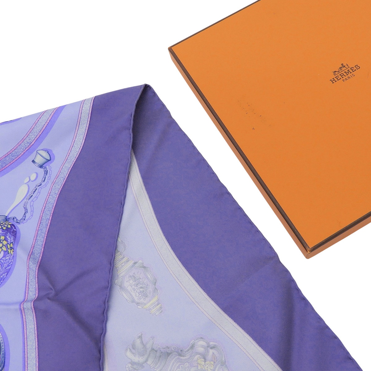 エルメス HERMES カレ90 スカーフ Qu importe le flacon 香水 瓶