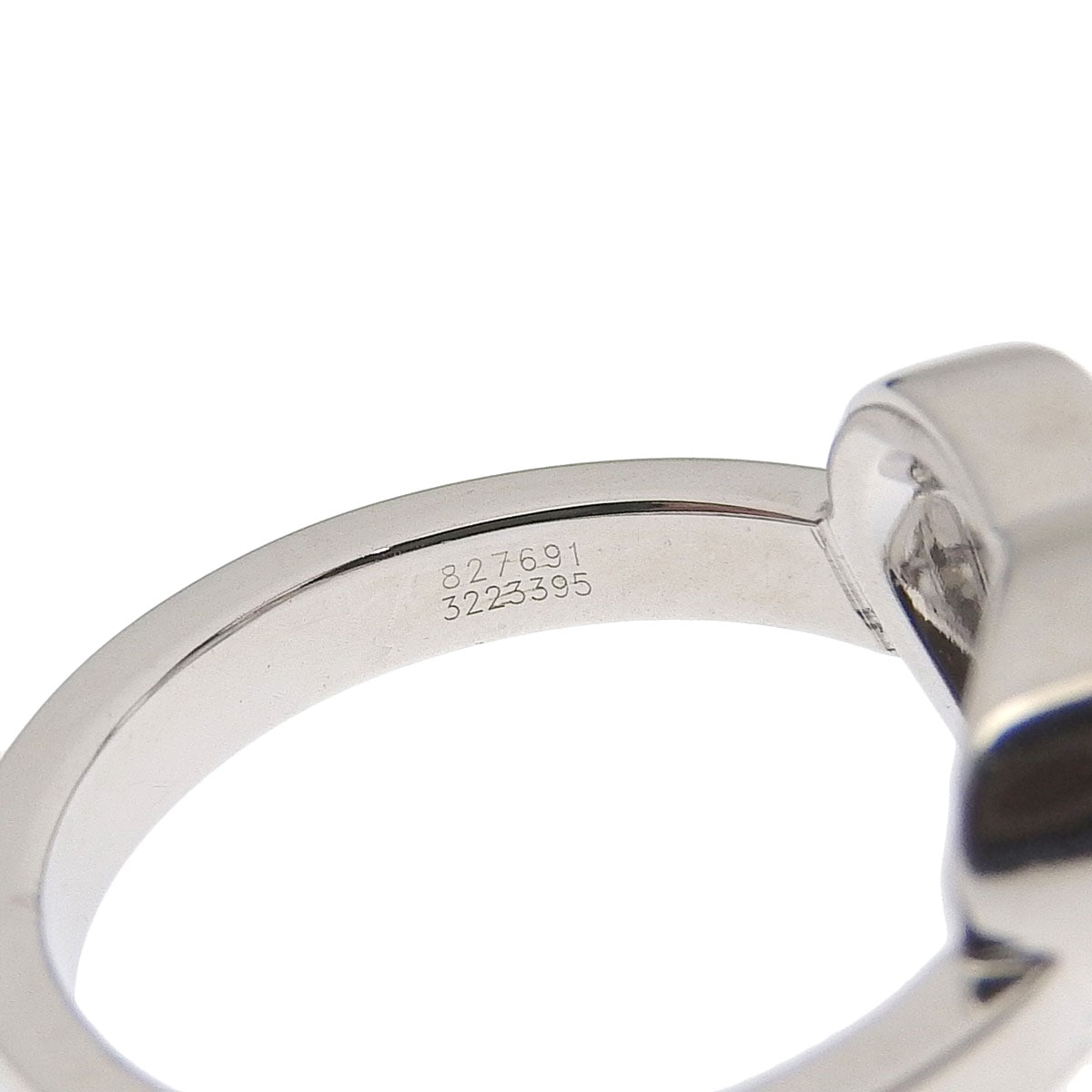 ショパール CHOPARD スプリット ハッピーダイヤモンド リング 指輪 750WG K18WG 9号 レディース 3223395 8649