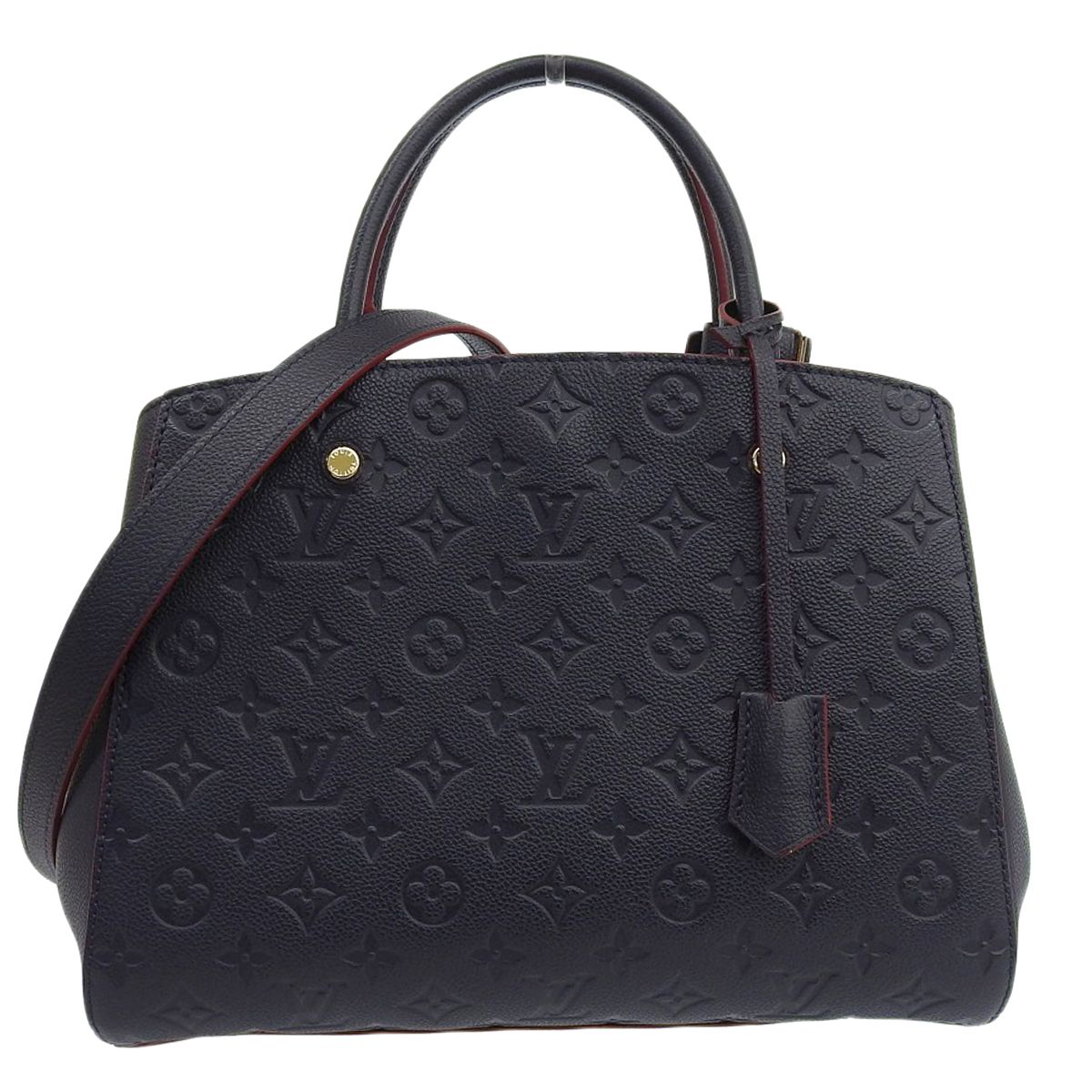 ルイヴィトン LOUIS VUITTON アンプラント モンテーニュMM 2WAYバッグ マリーヌルージュ ネイビー系 レディース M42746 4100