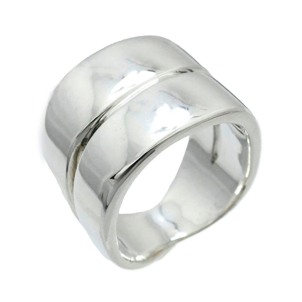 エルメス HERMES SV925 シルバーリング シルバー サイズ51 レディース メンズ  3762