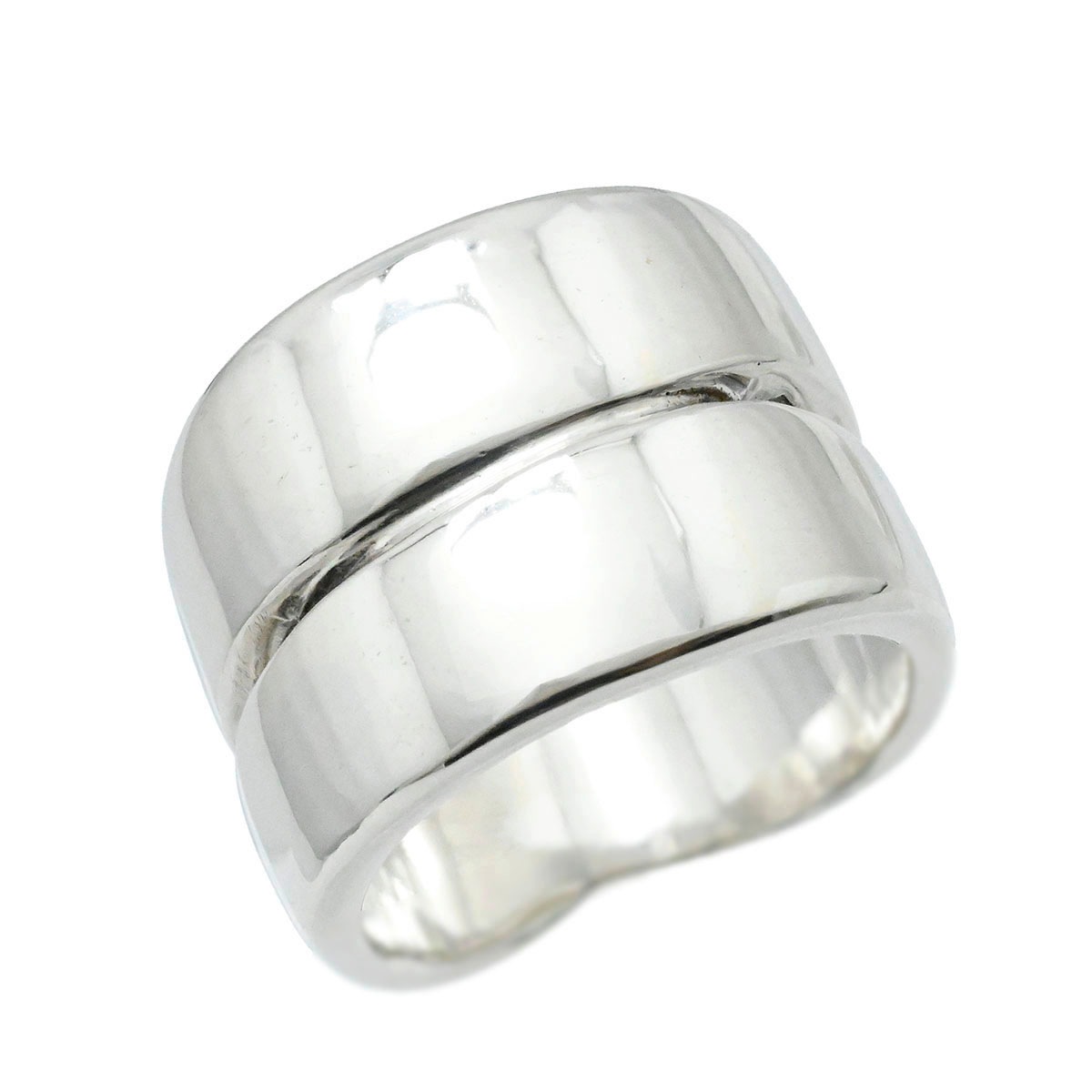 エルメス HERMES SV925 シルバーリング シルバー サイズ51 レディース メンズ  3762