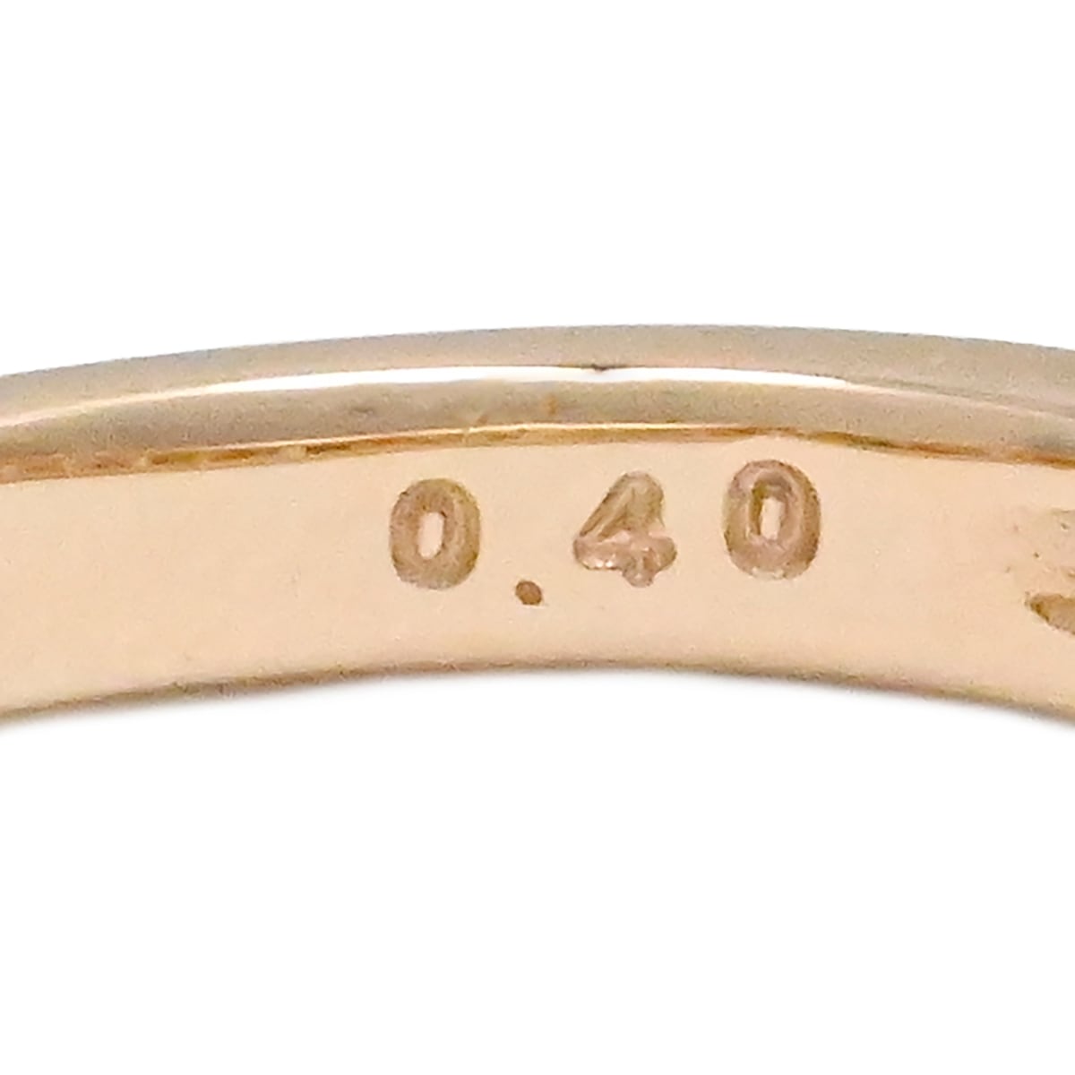 ノンブランド K18PG ピンクゴールド ダイヤ0.40ct ハーフエタニティリング サイズ8 ダイヤモンド レディース  2021