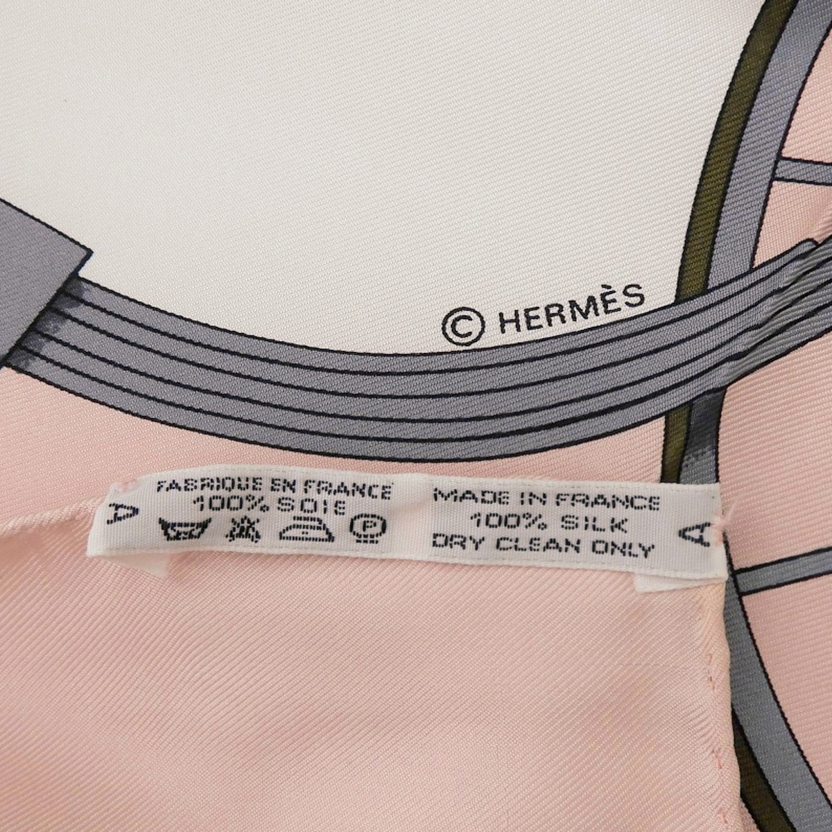 エルメス HERMES カレ90 スカーフ SPRINGS スプリングス シルク ピンク