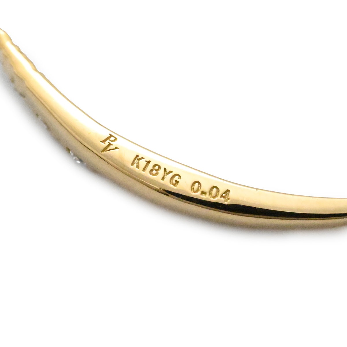 ポンテヴェキオ PONTE VECCHIO K18YG イエローゴールド ダイヤ0.04ct ネックレス レディース  3623