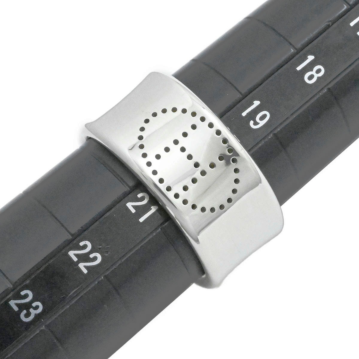 エルメス HERMES SV925 シルバーリング エブリン エクリプス リュバン