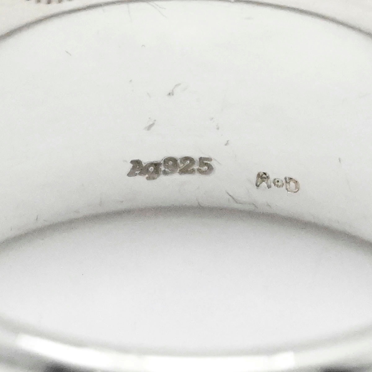 エルメス HERMES SV925 シルバーリング エブリン エクリプス リュバン