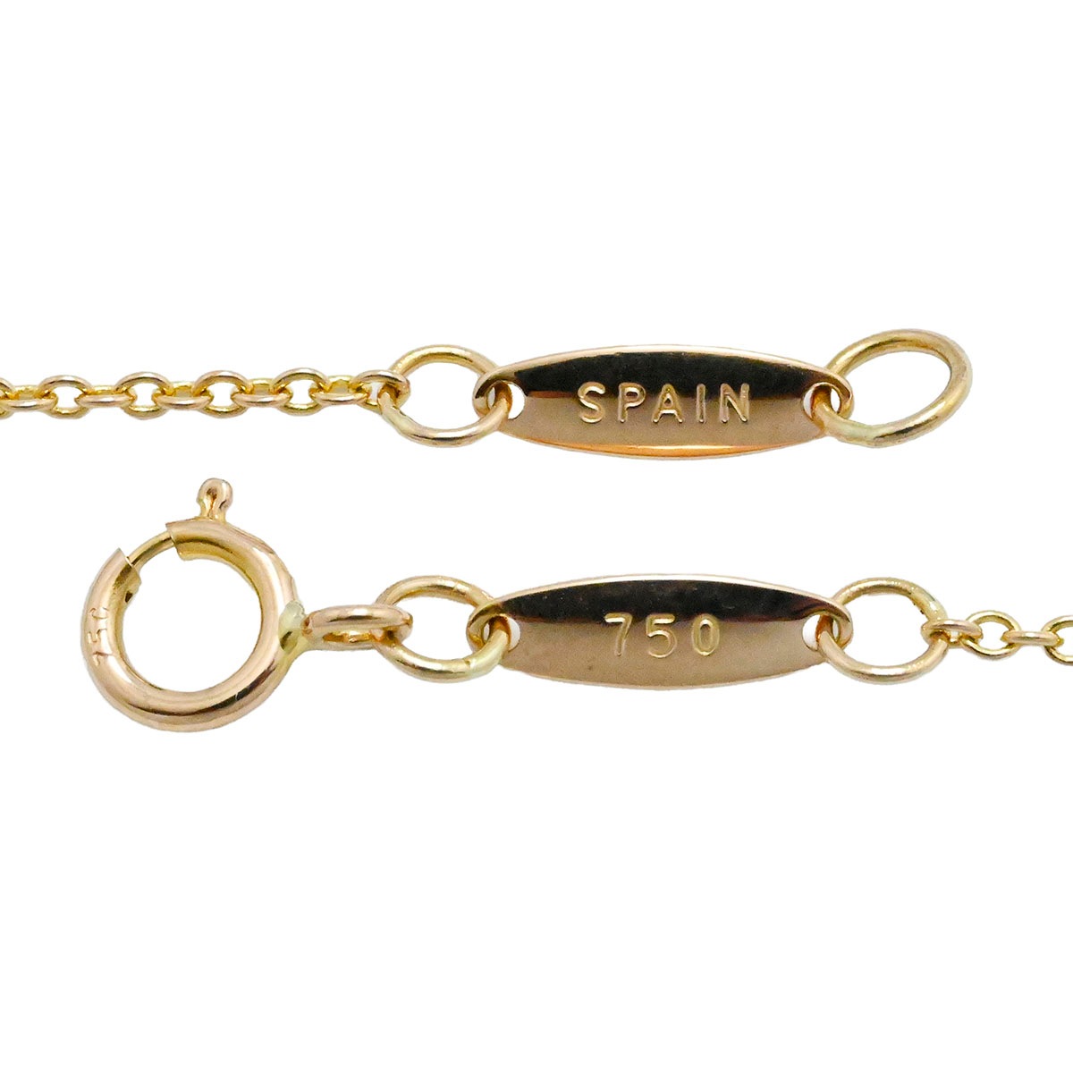 ティファニー TIFFANY & Co. 750PG K18PG ピンクゴールド バイザヤード ダイヤネックレス レディース  3865