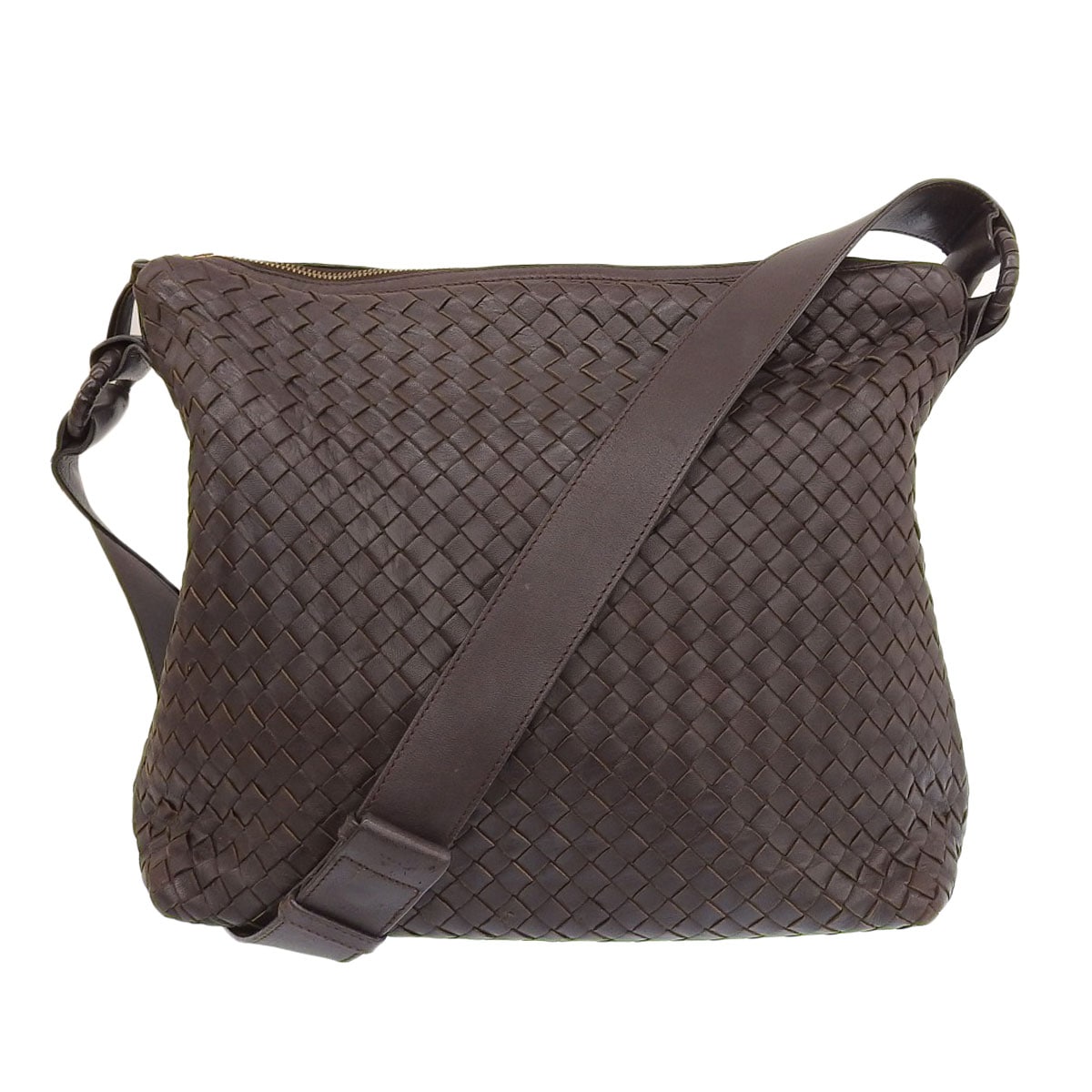 ボッテガ　ヴェネタ　レザー　ショルダーバッグ　ボディーバック　ブラウン ボッテガヴェネタ BOTTEGA VENETA ショルダーバッグ レザー ブラウン