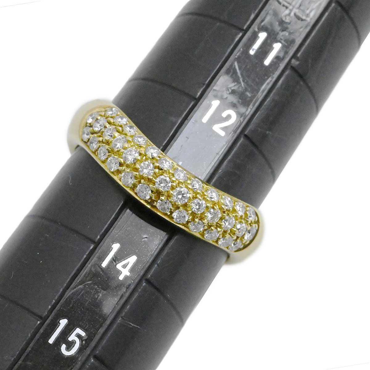 ビキョッティ PICCHIOTTI 750YG K18YG ダイヤ0.37ct イエローゴールド サイズ13号 レディース 