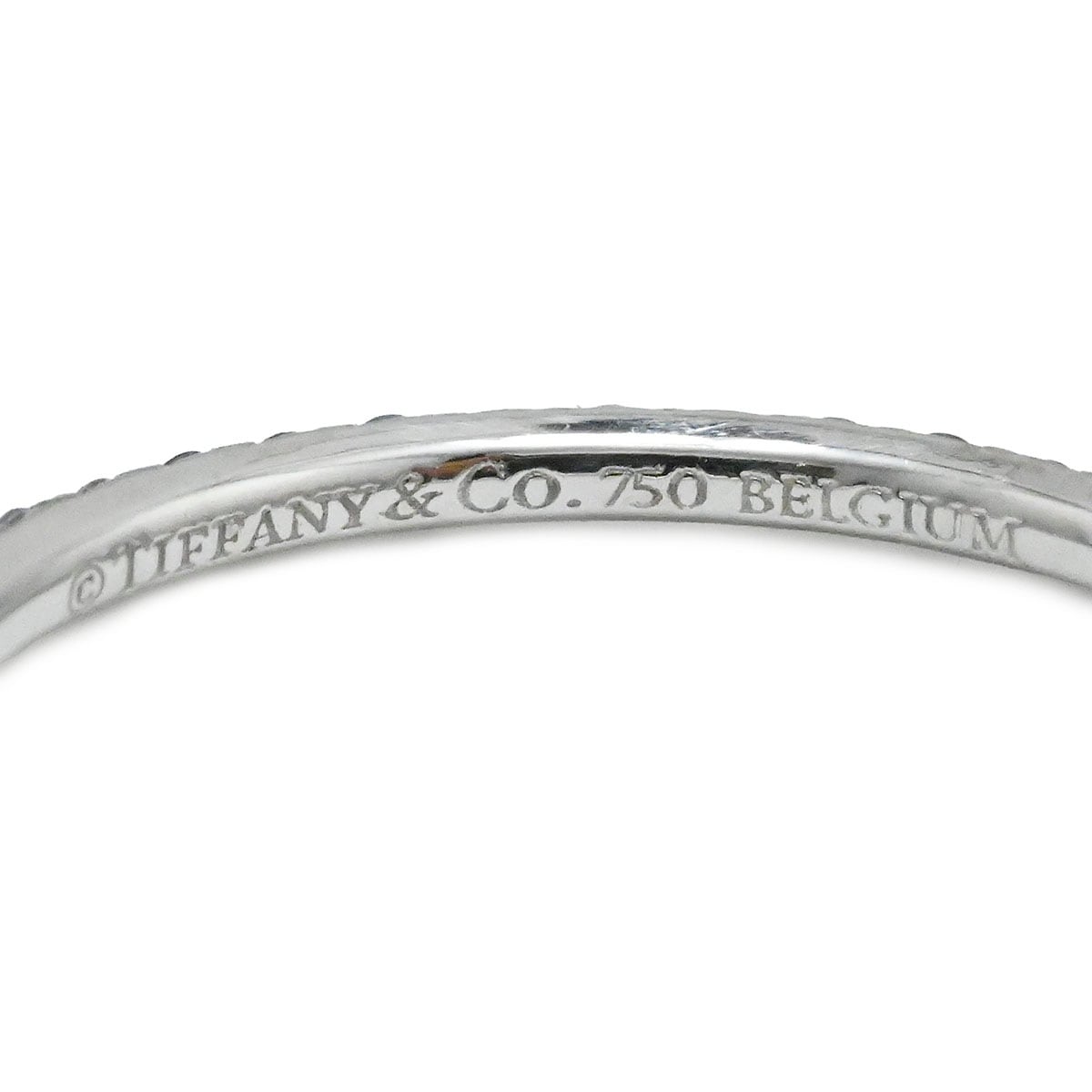 ティファニー TIFFANY & Co. 750WG ホワイトゴールド メトロ