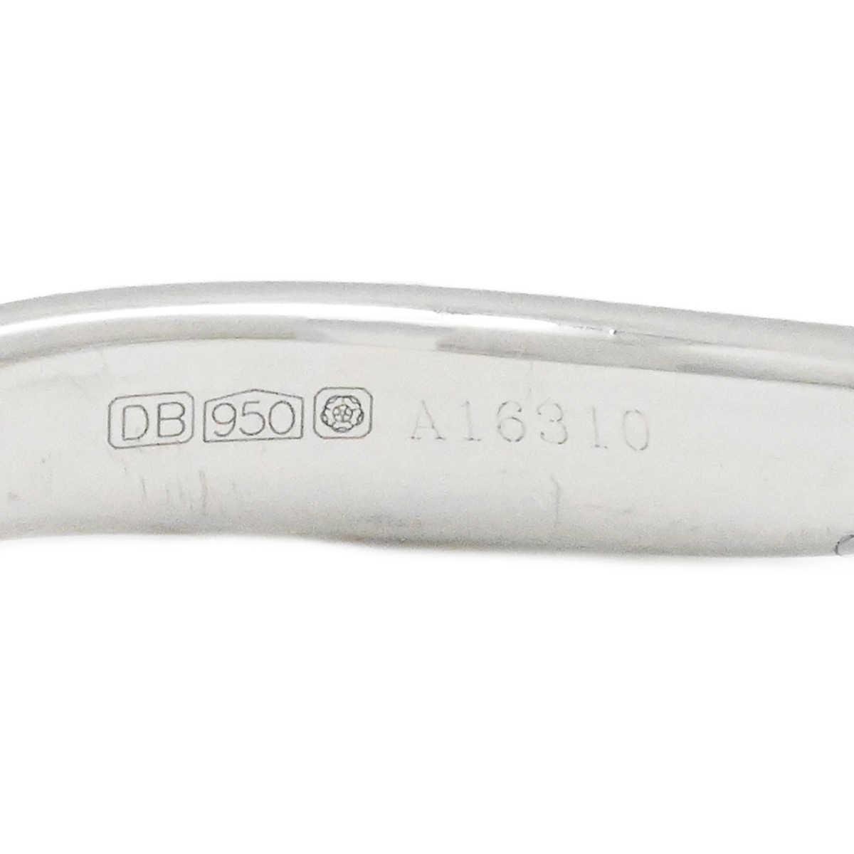 デビアス De Beers PT950 プラチナ ダイヤ0.20ct ダイヤモンドリング 一粒ダイヤ レディース サイズ13号  2024