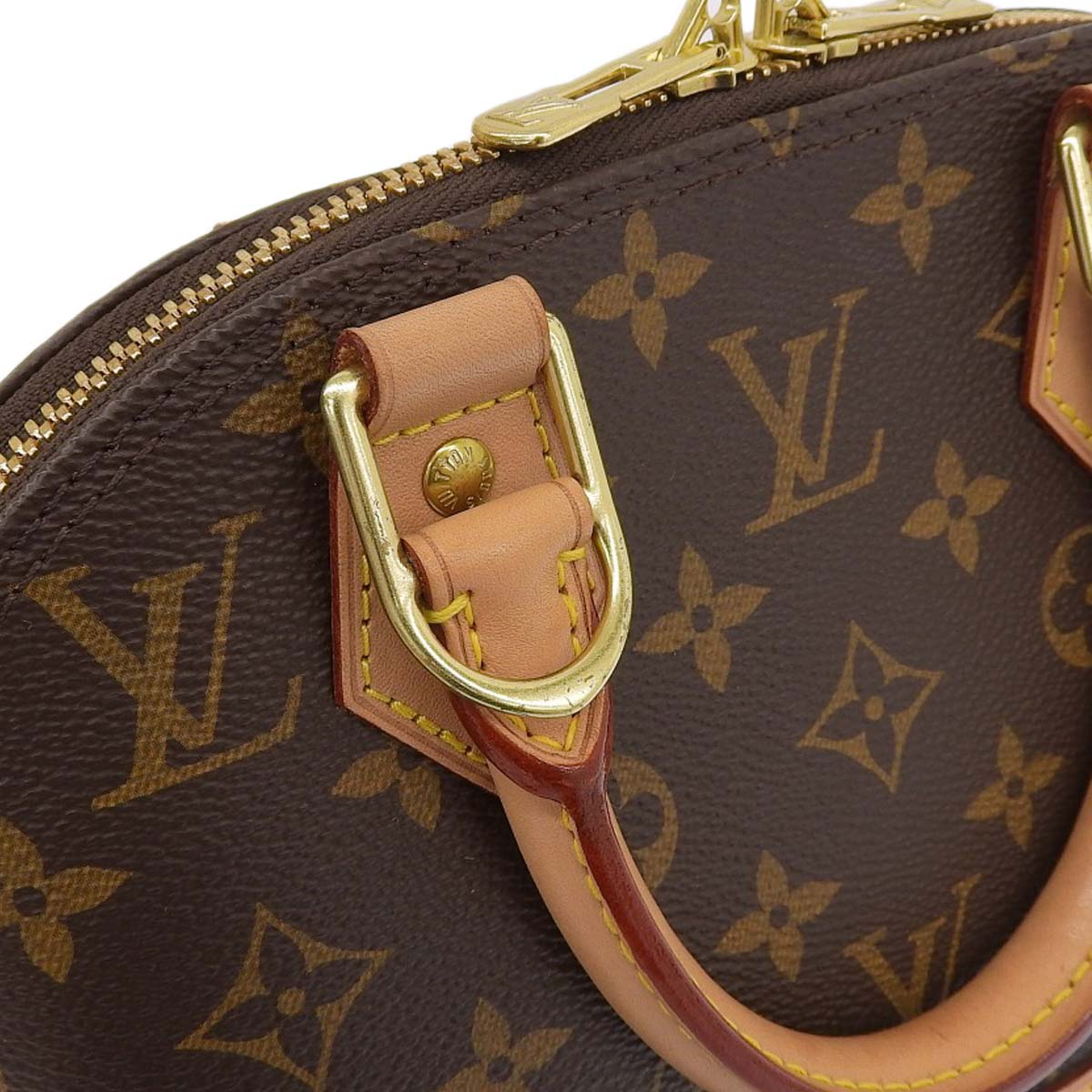 ルイヴィトン LOUIS VUITTON モノグラム アルマ BB ショルダーバッグ ハンドバッグ ブラウン レディース M53512 4262