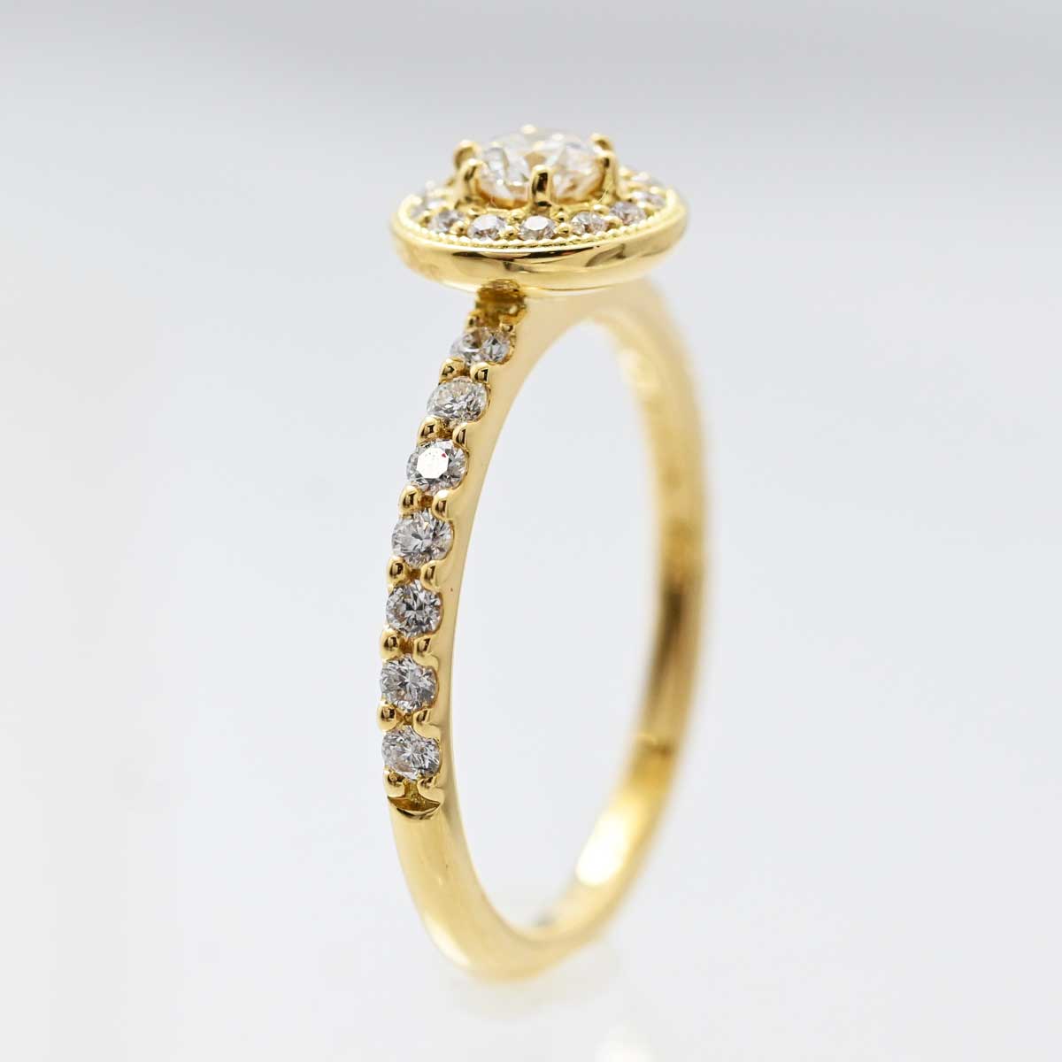 ポルターダ PORTADA K18YG イエローゴールド ダイヤ0.241ct VS1 EX リング 12号  3314