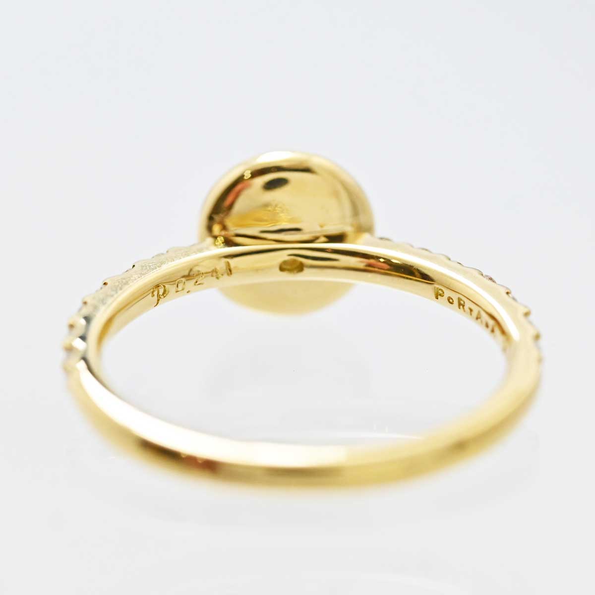 ポルターダ PORTADA K18YG イエローゴールド ダイヤ0.241ct VS1 EX リング 12号  3314
