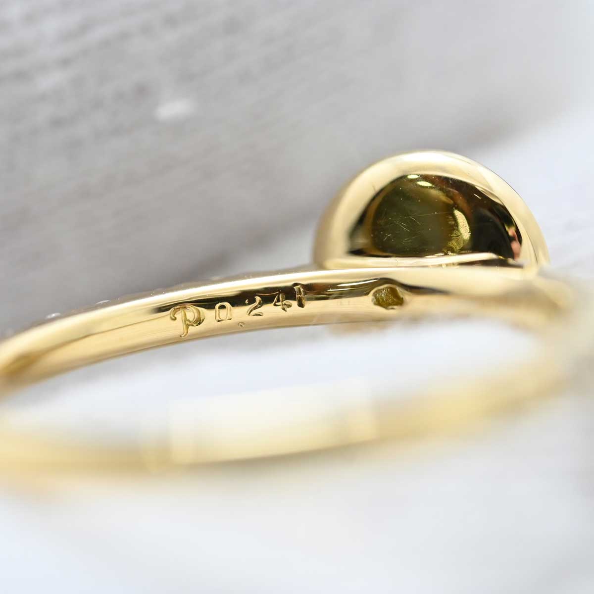 ポルターダ PORTADA K18YG イエローゴールド ダイヤ0.241ct VS1 EX リング 12号  3314