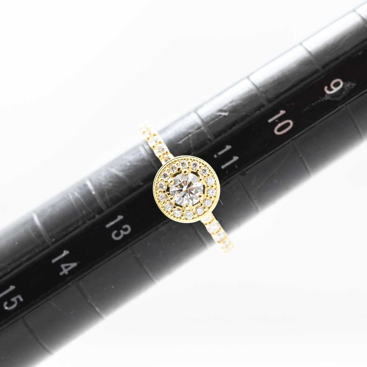 ポルターダ PORTADA K18YG イエローゴールド ダイヤ0.241ct VS1 EX リング 12号  3314