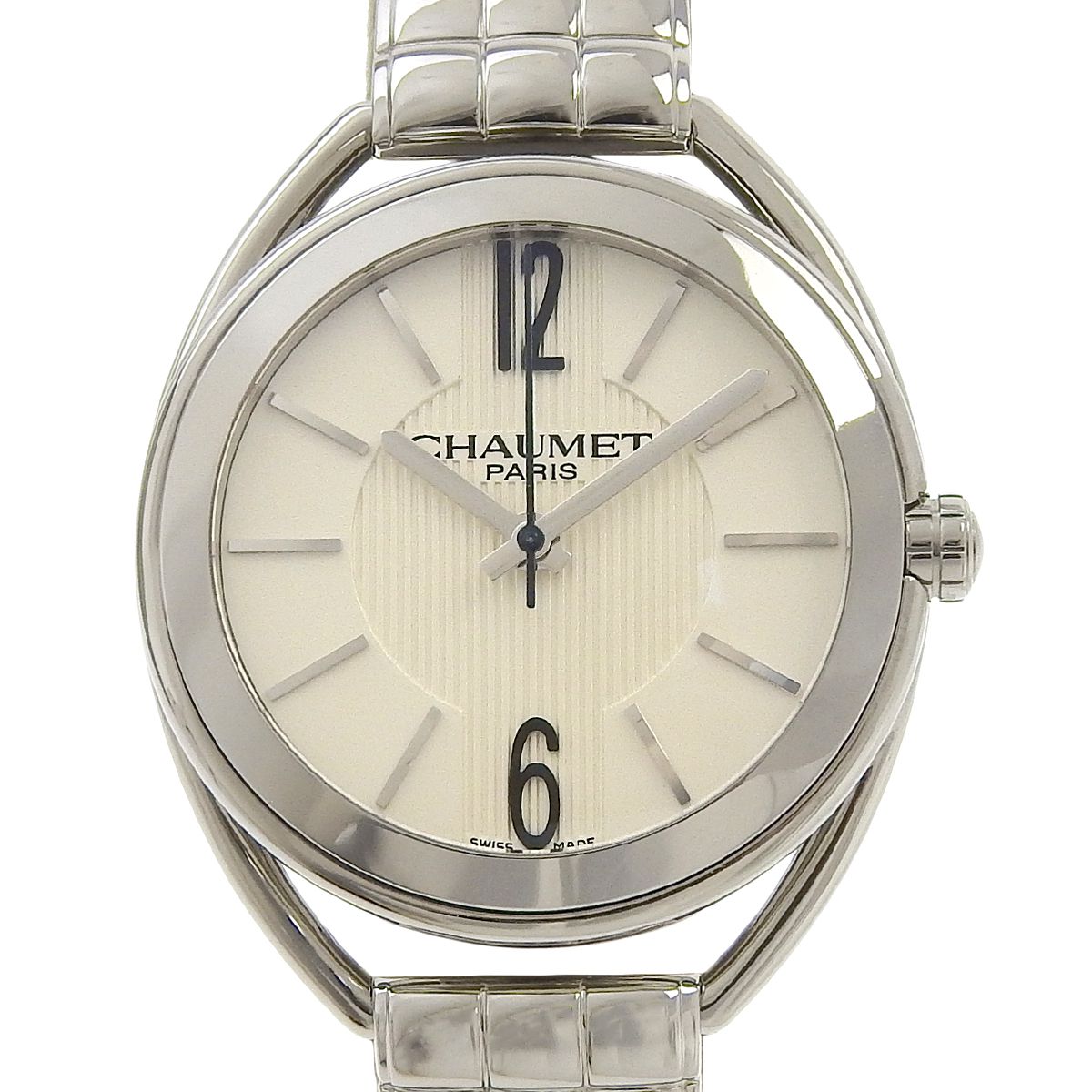 ショーメ CHAUMET リアン LIENS SM クォーツ 腕時計 SS シルバー文字盤 レディース Ｗ23610-01A 4105