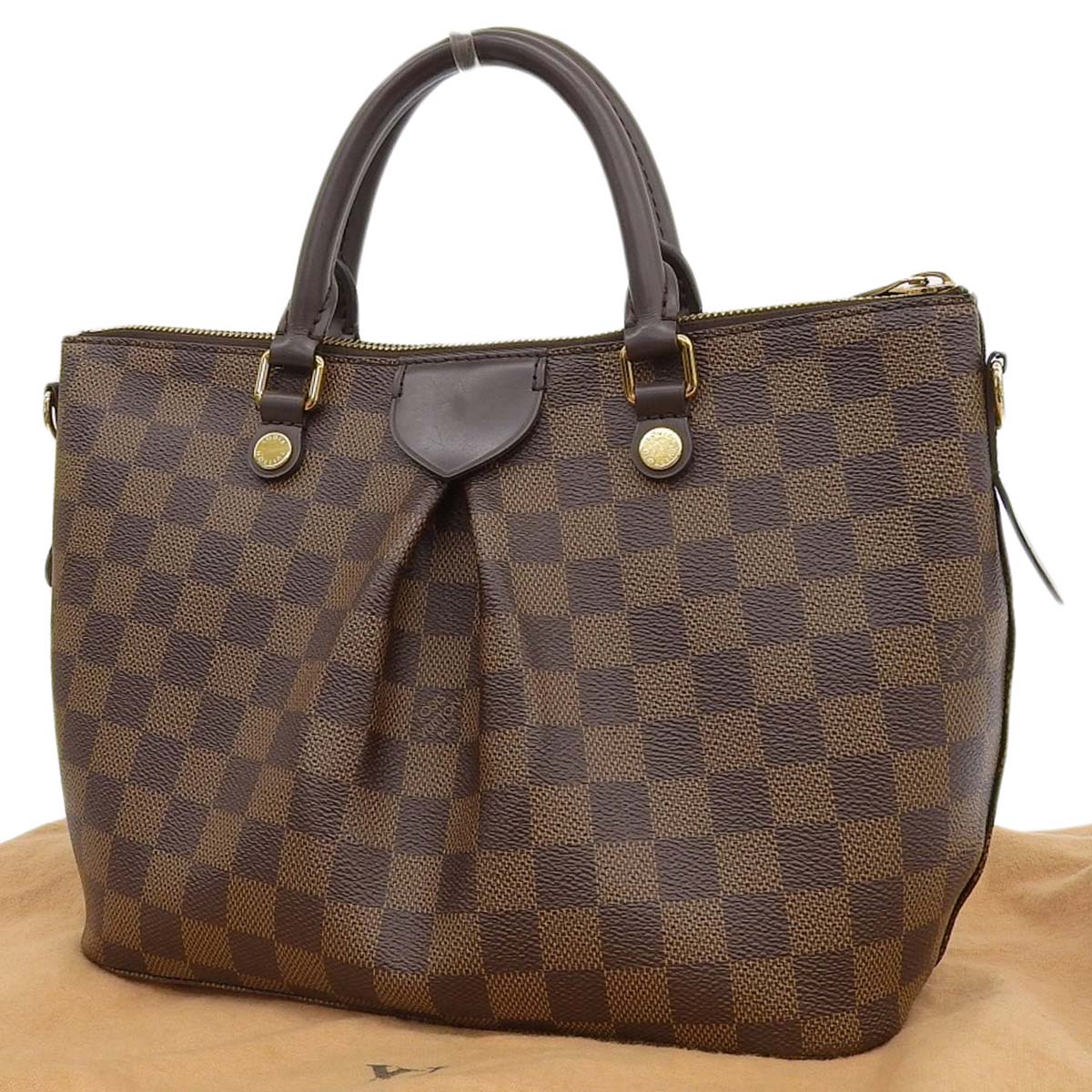 ルイヴィトン LOUIS VUITTON ダミエ シエナPM 2way ショルダーバッグ ハンドバッグ ダミエキャンバス ブラウン レディース N41545 4263