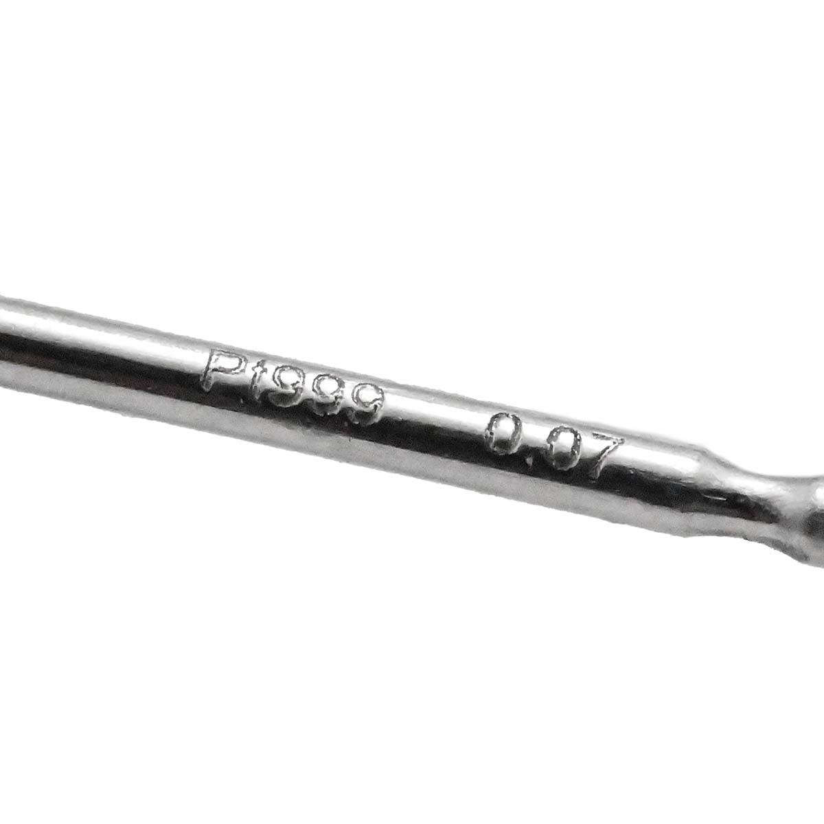 ポンテヴェキオ PONTE VECCHIO PT999/PT900/PT850 プラチナ ダイヤ0.07ct ピアス レディース  3631