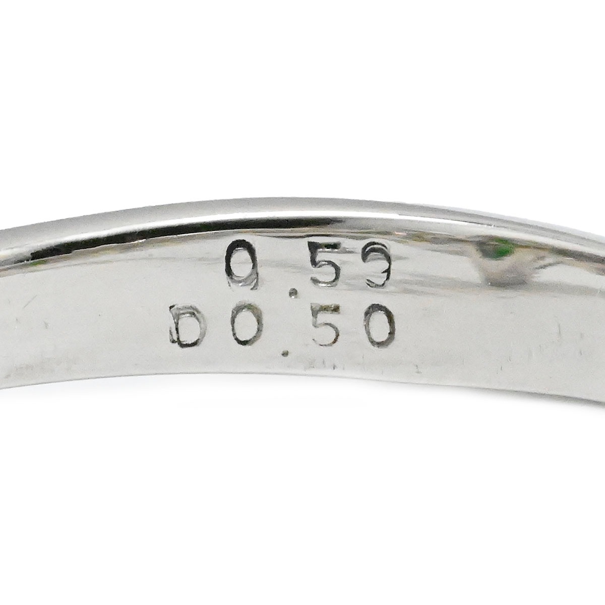 ジュネ Jeunet PT900 プラチナ グリーンガーネット0.59ct ダイヤ0.50ct リング 11.5号 レディース  3743