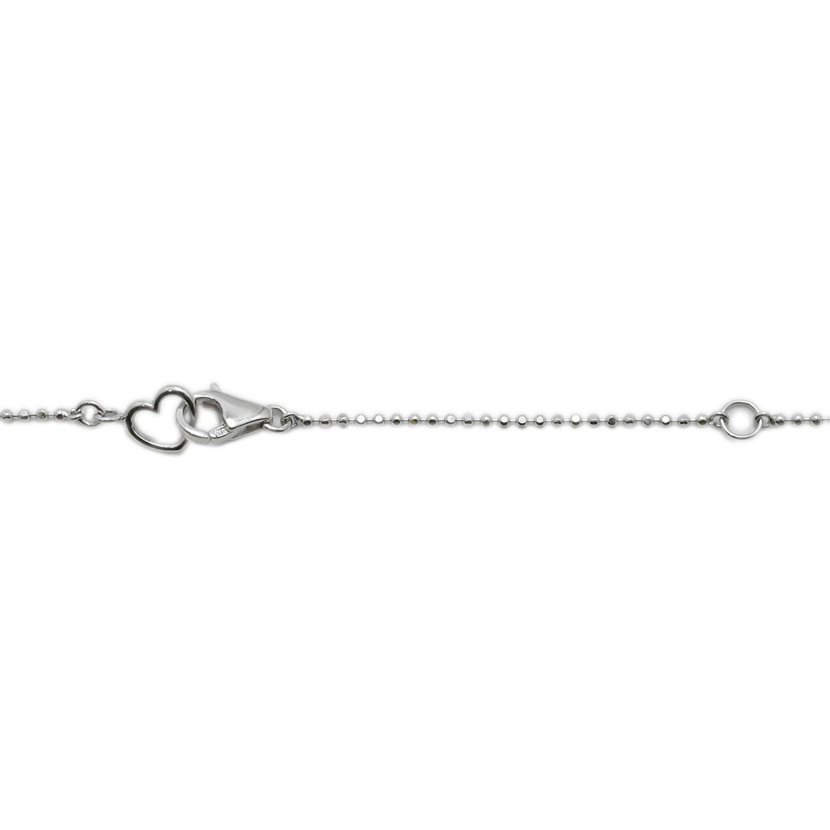 ポンテヴェキオ PONTE VECCHIO K18WG ホワイトゴールド ダイヤ0.30ct フラワーモチーフ ネックレス レディース  3691