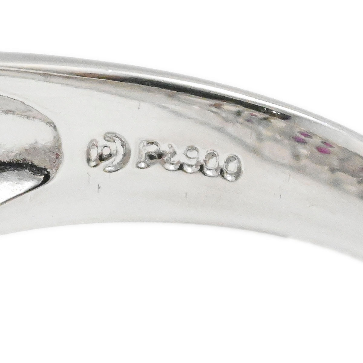 タサキ TASAKI TASAKI PT900 プラチナ ダイヤ0.27ct ルビー サイズ10.5号 レディース  3769