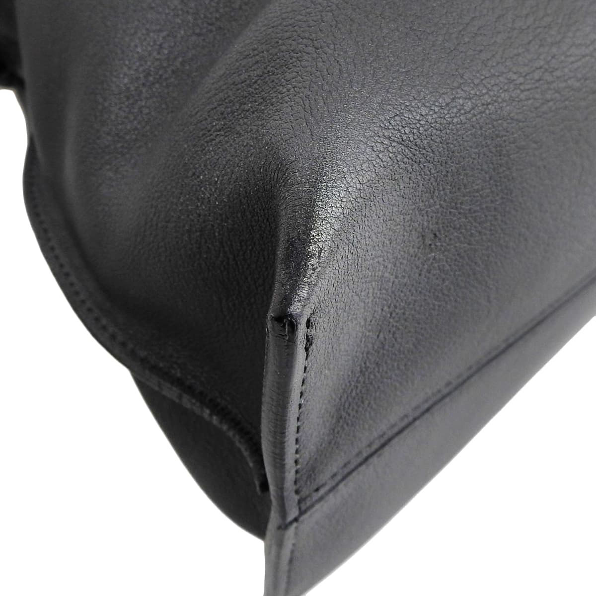 ロエベ LOEWE フラメンコ ミディアム アナグラム マグネットタイプ 2WAY ショルダーバッグ 肩掛け ななめ掛け レザー ブラック レディース 4734