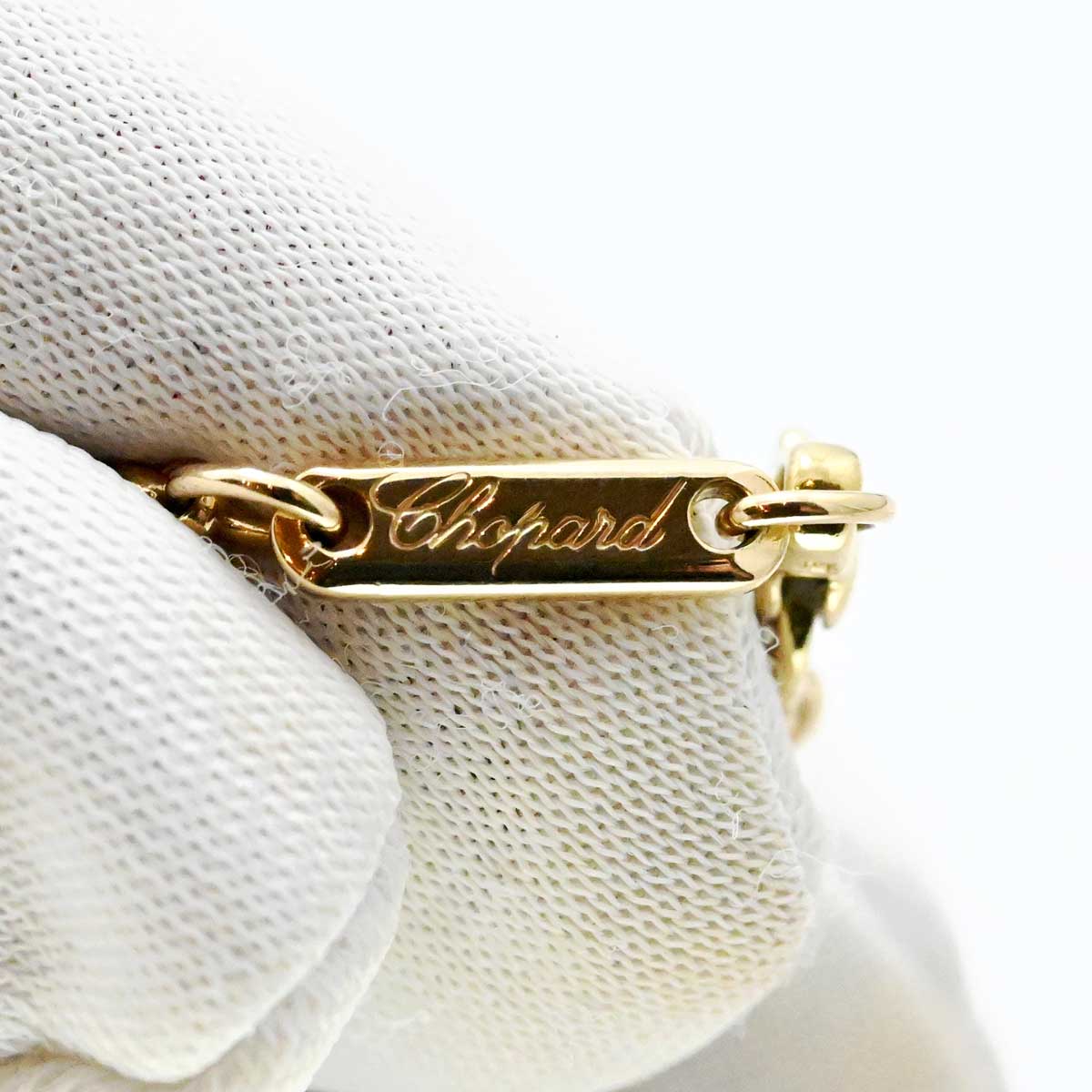 ショパール Chopard 750YG イエローゴールド サファイア フィッシュ ブレスレット 3247
